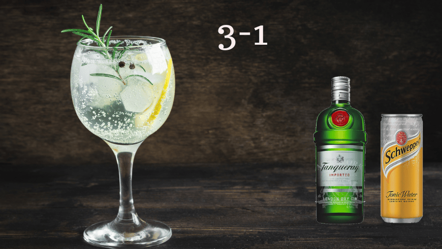 Gin tonic en copa balón - brigzen