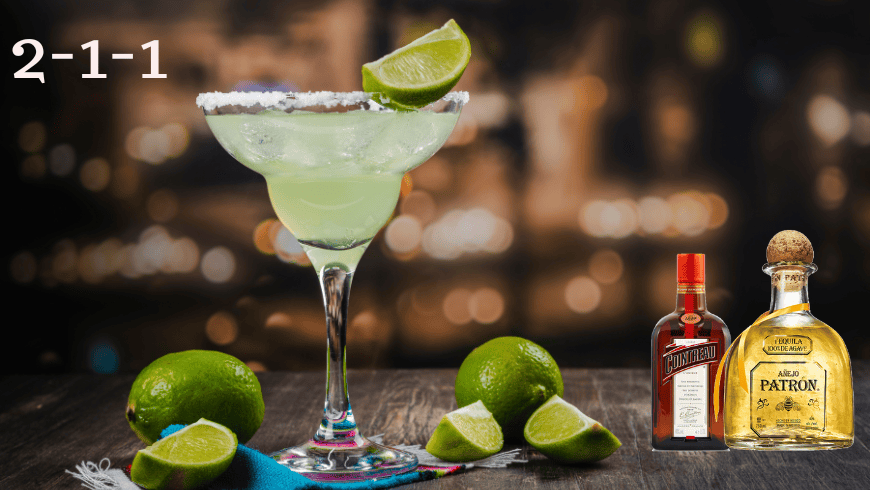 Margarita drink elegant over the wood table - brigzen