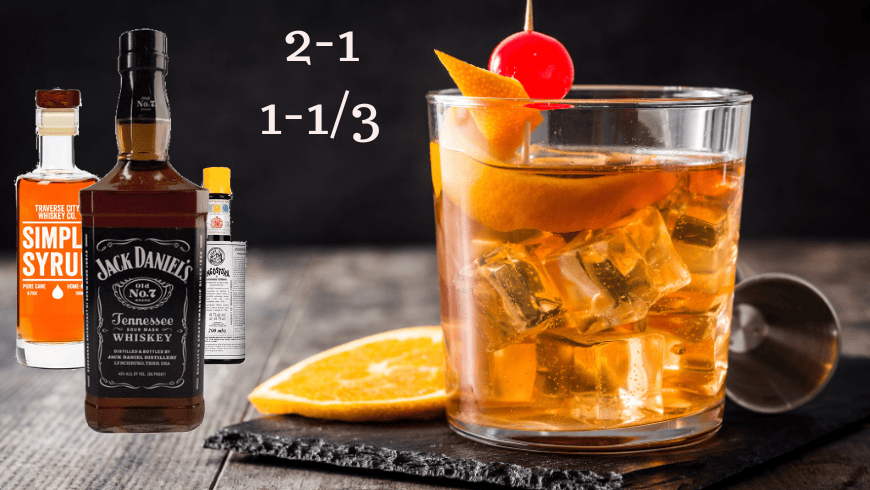 Old Fashioned on wood table - brigzen