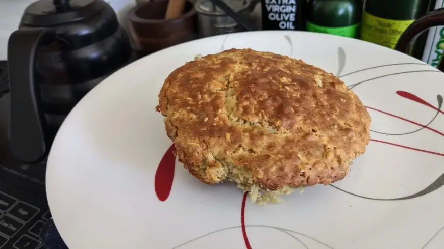 Pancake suave para cafe de brigzen ya listo para comer.
